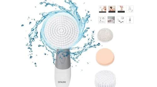 brosse nettoyante 4 en 1 de visage, corps et pieds Spaire