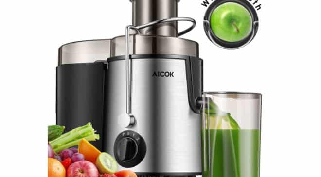 centrifugeuse fruits et légumes Inox Aicok