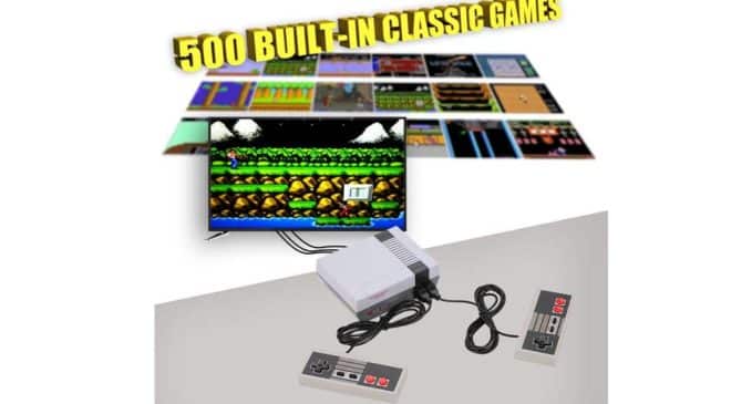 console retro NES mini 500 jeux inclus pas chère