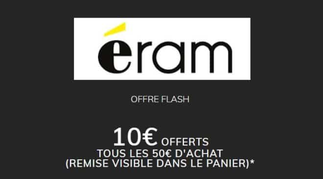 10€ de remise sur Eram tous les 50€