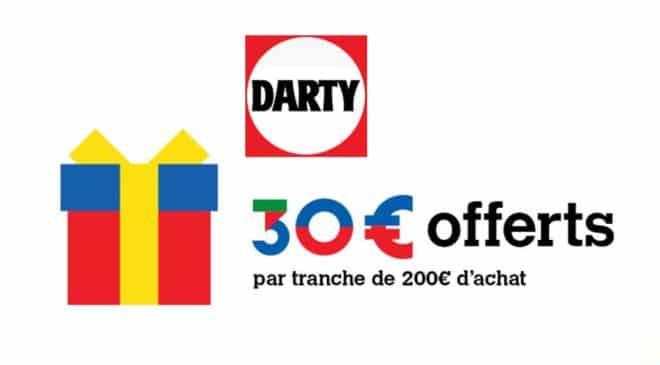 30€ offerts sur Darty par tranche de 200€