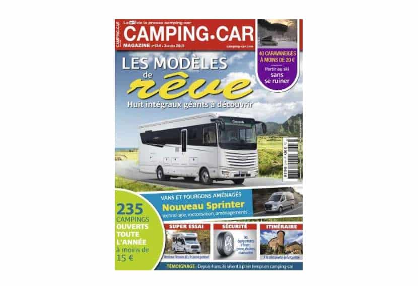 Abonnement Camping-Car Magazine pas cher