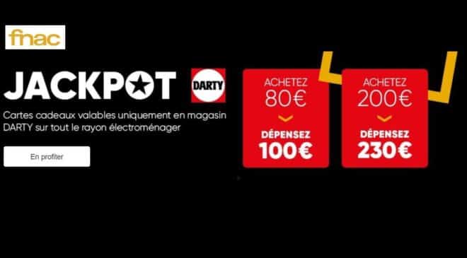 Carte cadeau Darty pas chère pour vos achats de petit et gros électroménager