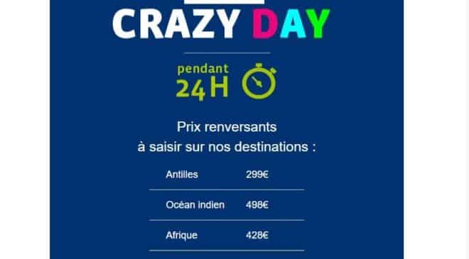 Crazy Day Corsair billets d’avion pas chers