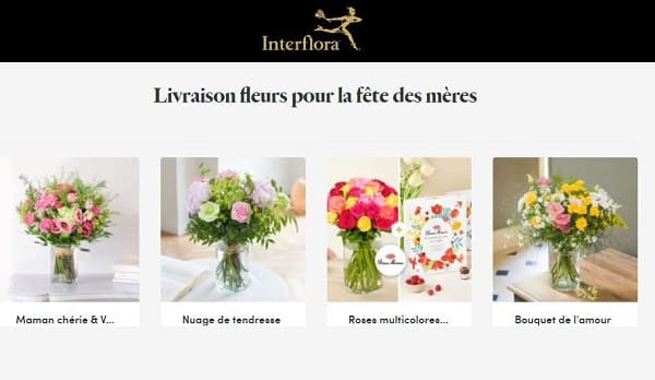 Fête des mères Interflora : 20% de remise sur toutes les commandes