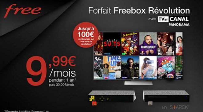 Freebox Révolution avec TV by CANAL