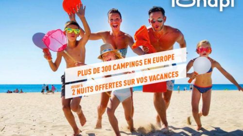 Jusqu’à 2 nuits offertes dans en camping Tohapi cet été