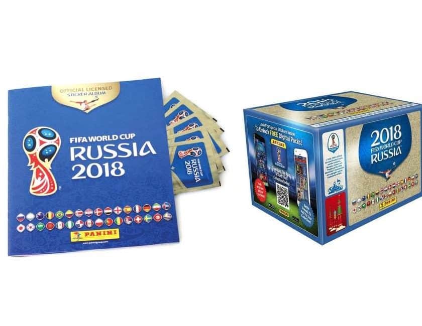 Stickers Panini coupe du monde Russie 2018 pas chers