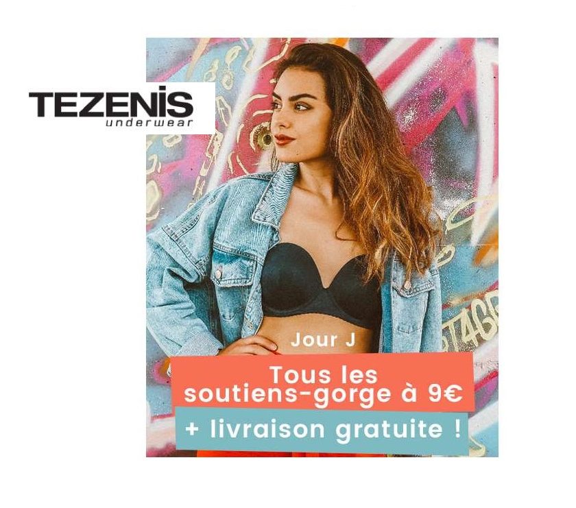 Tous les soutiens-gorge Tezenis à 9€