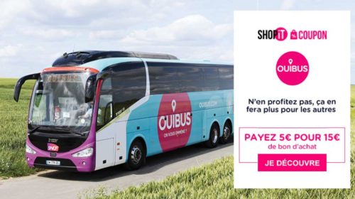 Voyage en Ouibus moins cher avec un bon d’achat