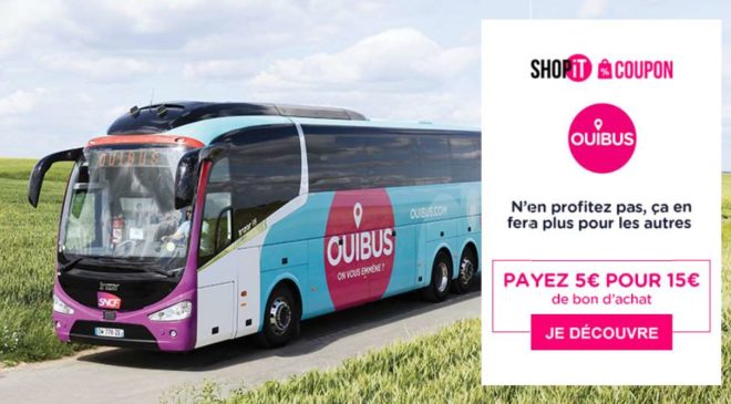 Voyage en Ouibus moins cher avec un bon d’achat