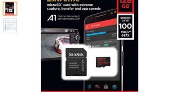 TERMINÉ : 9,70€ au lieu de 70€ la carte MicroSDXC 128 Go SanDisk Extreme + Adaptateur (jusqu’à 100 Mo/s)