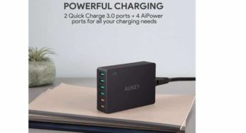 Offre flash 19,99€ le chargeur USB 6 ports Aukey (dont 2 Quick Charge)