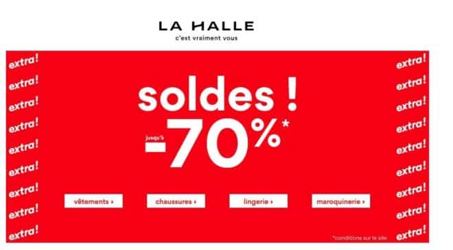 2 articles en soldes sur La Halle achetés