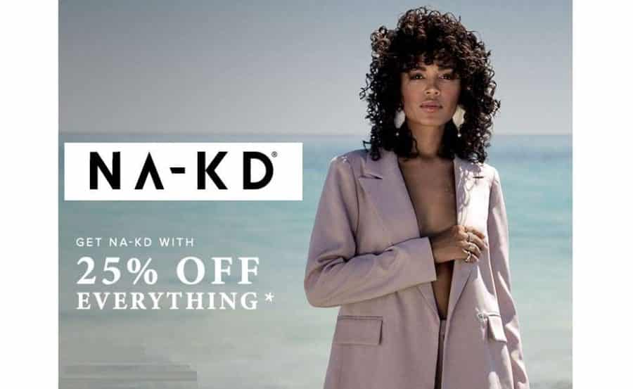 25% de remise sur NA-KD (mode femme) + livraison gratuite (jusqu’à demain soir !)