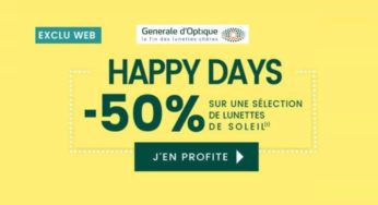 -50% sur plus de 300 paires de lunettes de soleil sur Générale d’Optique 🕶 (Ray-ban, Polaroid, Solaris, Hugo Boss, Nike…)