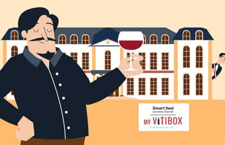 Box vins My Vitibox moitié prix 🍷 dès 11€ (2 bouteilles + livret) en vente privée !