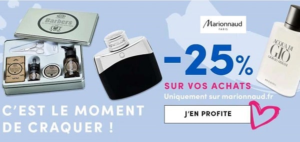 Fête Des Peres Marionnaud 25% Sur Tout Le Site