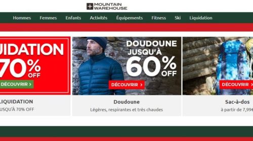 Mountain Warehouse remise supplementaire