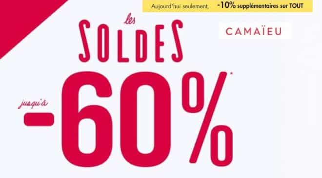 Premier jour des Soldes Camaïeu