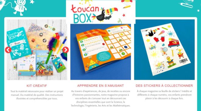 ToucanBox offre 1 kit créatif pour enfant gratuit