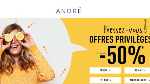 Vente privée André des pré-soldes
