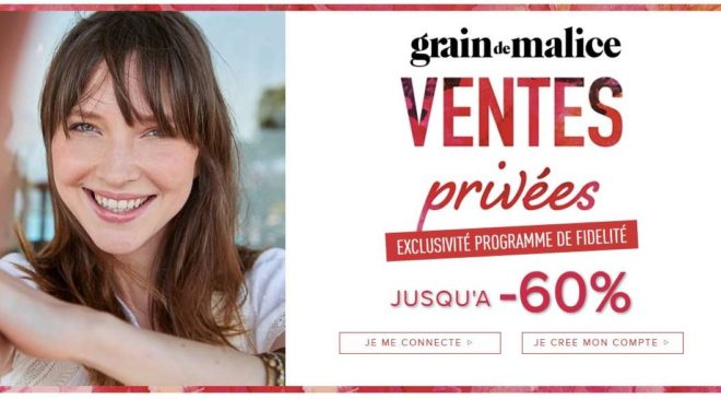 Vente privée Grain de Malice les pré-soldes