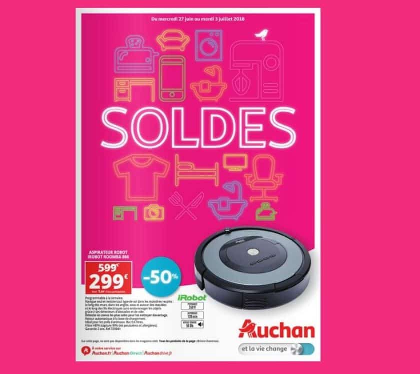 catalogue des soldes Auchan 2018 valable dès le 27 juin