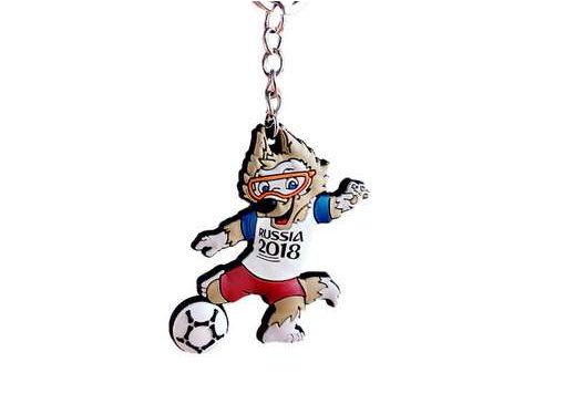 porte-clé mascotte Zabivaka coupe du monde Russia 2018