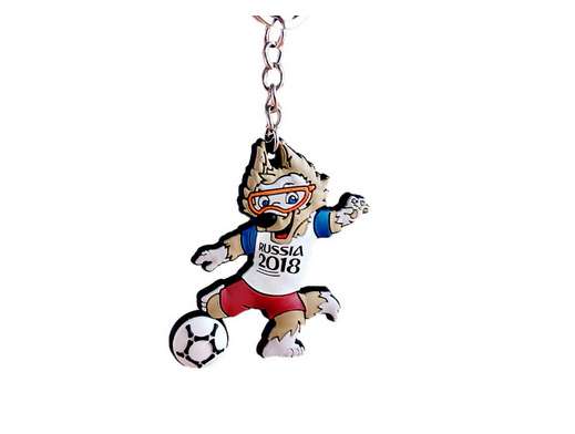 porte-clé mascotte Zabivaka coupe du monde Russia 2018