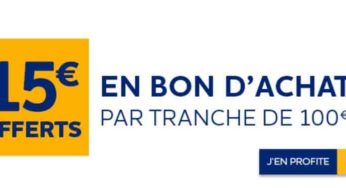FLASH : 15€ offert sur Norauto par tranche de 100€ d’achats – DERNIER JOUR