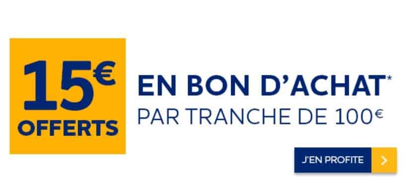 FLASH : 15€ offert sur Norauto par tranche de 100€ d’achats – DERNIER JOUR