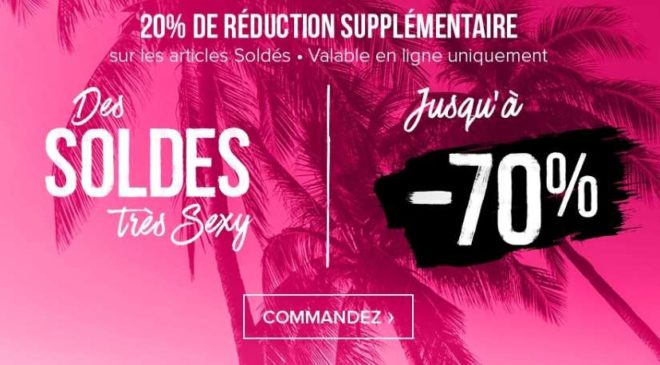 20% de remise supplémentaire sur les soldes Hunkemöller