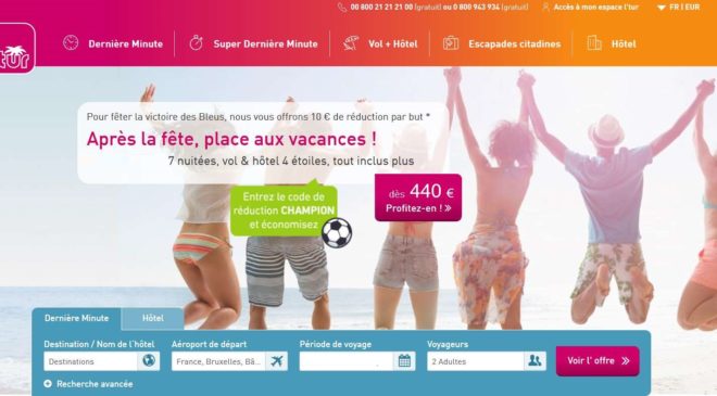 40€ de réduction sur tous les voyages L'tur