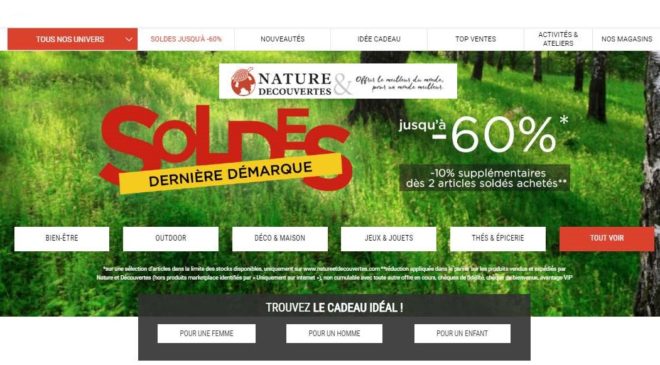 Dernière démarque Nature et Découvertes