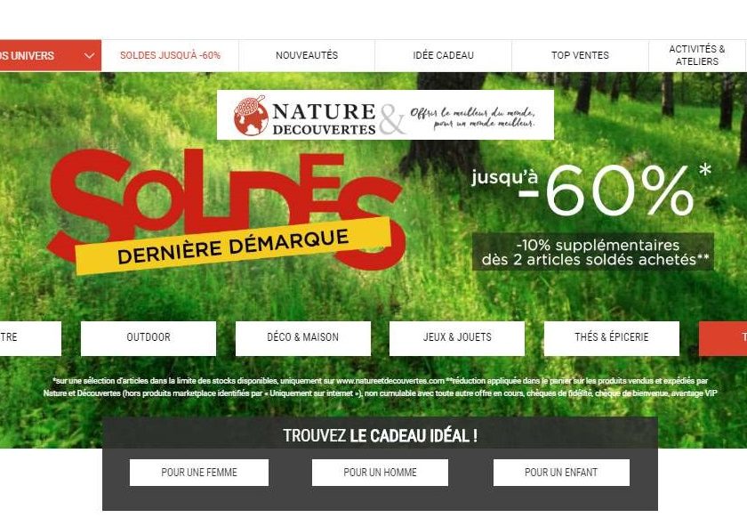 Dernière démarque Nature et Découvertes
