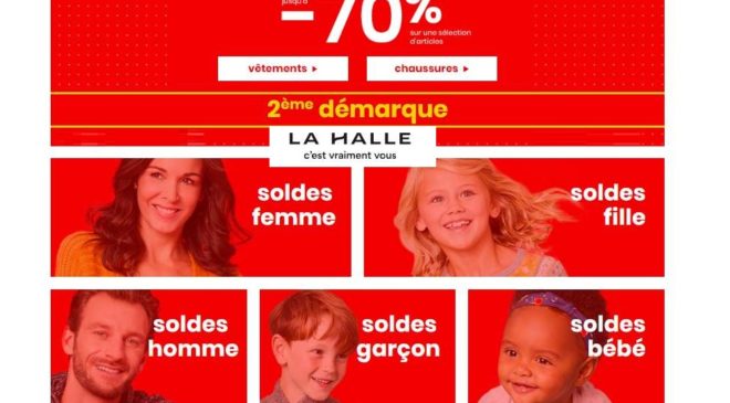 Deuxième démarque La Halle