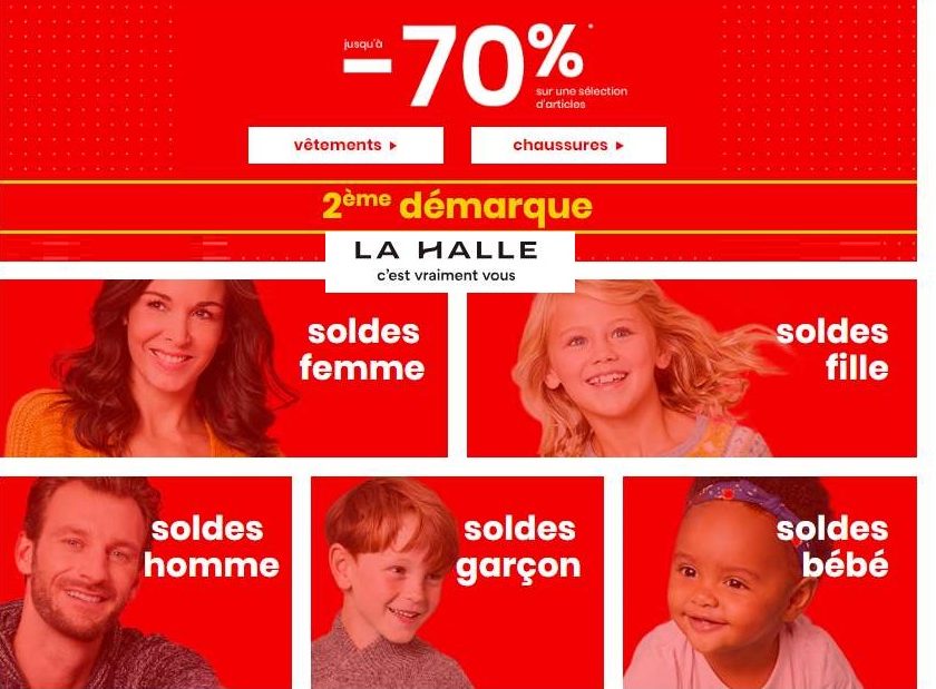 Deuxième démarque La Halle