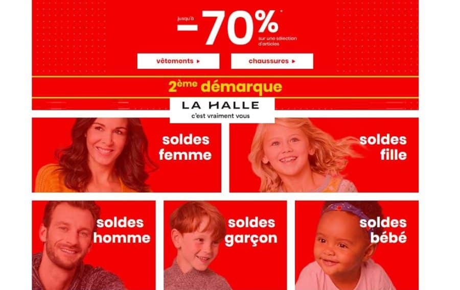 Deuxième démarque La Halle ! encore plus d’articles pas chers