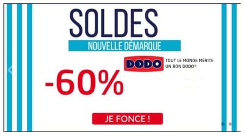 Nouvelle démarque des soldes DODO