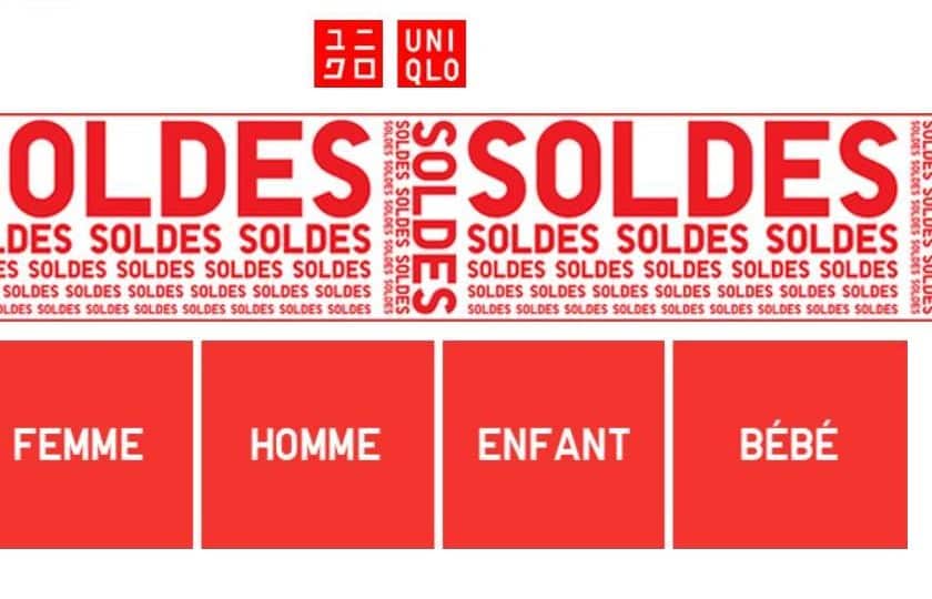 Nouvelle démarque uniqlo