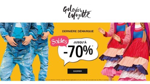 Soldes Galeries Lafayette : 20% en plus sur le Vide stock 