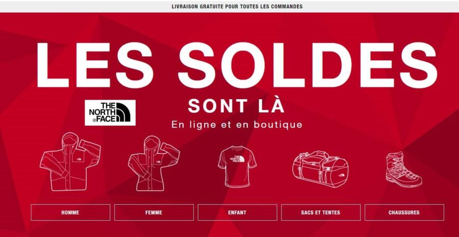 Soldes The North Face : vêtements, chaussures, sacs et accessoires jusqu’à -50% + livraison gratuite