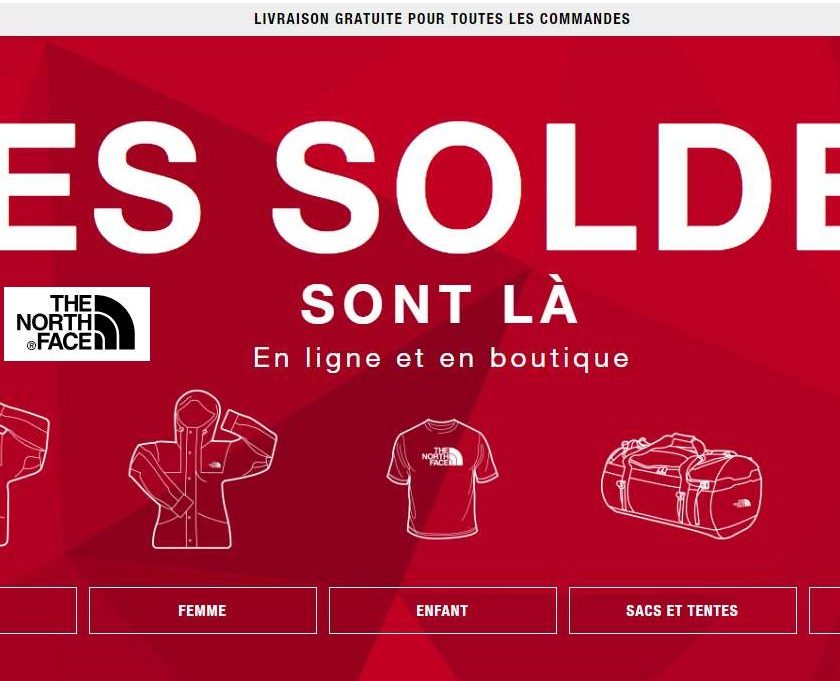 Soldes The North Face vêtements, chaussures, sacs et accessoires jusqu’à -50%