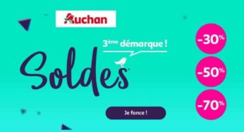 Troisième démarque des soldes Auchan : de nouvelles remises dans tous les rayons