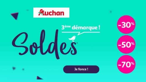 Troisième démarque des soldes Auchan