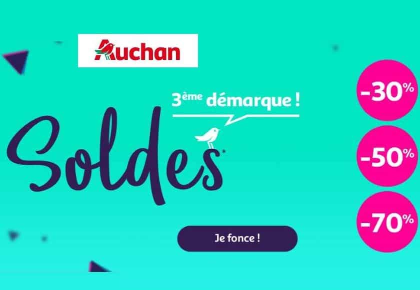 Troisième démarque des soldes Auchan