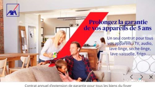 Vente Privée Axa Assistance contrat extension de garantie