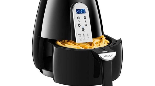 friteuse sans huile XL 3L avec écran tactile LCD Aicook pas chere