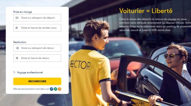 laissez votre voiture au dépose minute avec Ector voiturier